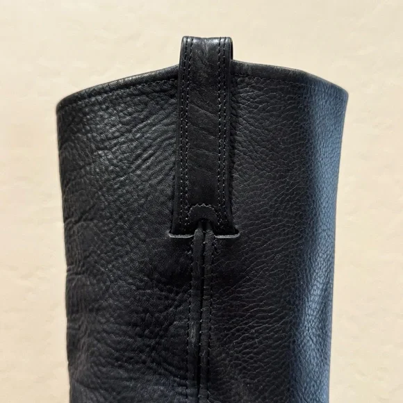 Frye Leather Chain Link Harness Boots - Picture 2 of 12